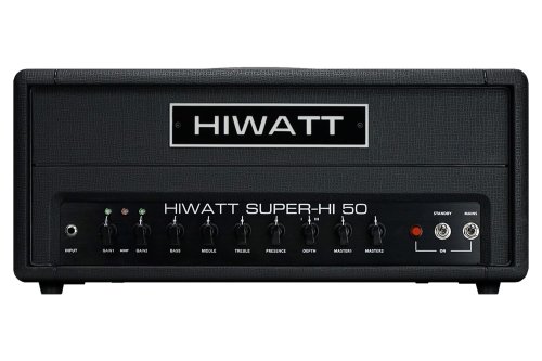 Hiwatt SUPER-HI 50 Head - 50W 2-Channel Amp w/ Extreme Gain