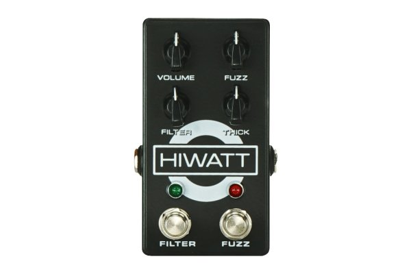 Hiwatt Filter Fuzz MKII Black - 60s-style Gain Machine w/ Filter & EQ