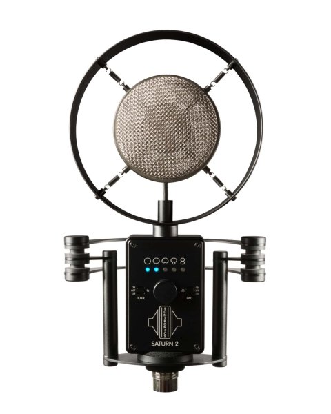 Sontronics Saturn 2 - Multi-Pattern Large-Diaphragm Condenser Microphone. Black