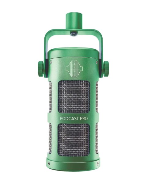Sontronics Podcast Pro - Dynamic Podcast / Streaming / Broadcast / Gaming Microphone. Green