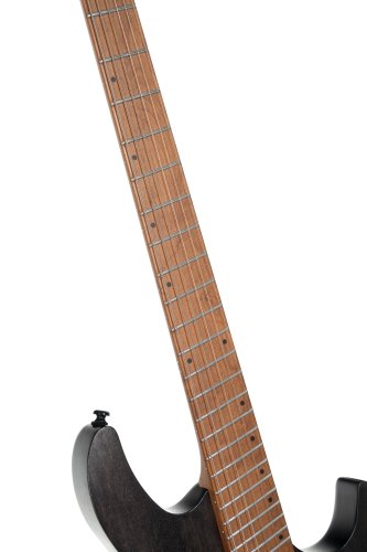 Cort Space 6GTR Multi-Scale Electric Guitar w/Gig-bag. Semi Gloss Trans Black