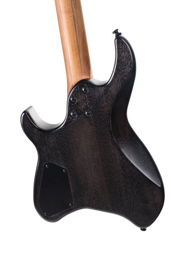 Cort Space 6GTR Multi-Scale Electric Guitar w/Gig-bag. Semi Gloss Trans Black