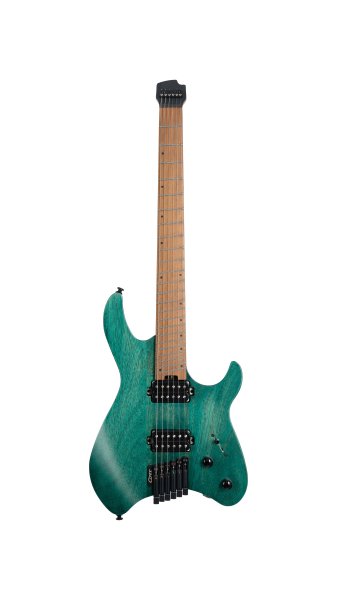Cort Space 6GTR Multi-Scale Electric Guitar w/Gig-bag. Semi Gloss Turquoise