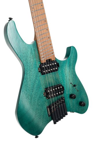 Cort Space 6GTR Multi-Scale Electric Guitar w/Gig-bag. Semi Gloss Turquoise