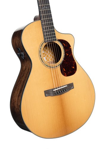 Cort Gold MC6 Ovangkol Acoustic-Electric Guitar w/Premium Gig-bag. Natural Gloss