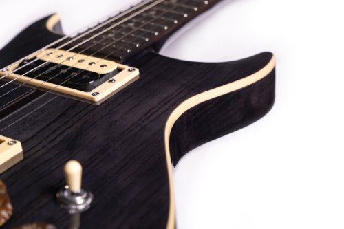 Washburn H10TB Wing Series Hawk Electric Guitar. Trans Black