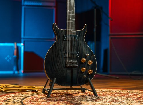 Washburn H12TB Wing Series Hawk 12-String Electric Guitar. Trans Black