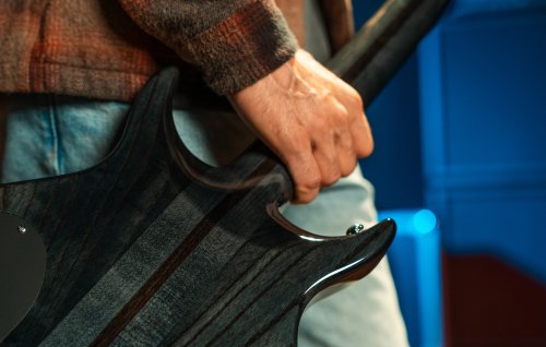 Washburn H12TB Wing Series Hawk 12-String Electric Guitar w/Gigbag. Trans Black