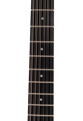 Washburn H12TB Wing Series Hawk 12-String Electric Guitar w/Gigbag. Trans Black