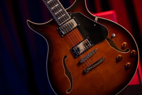 Washburn SH35TS Wing Series Semi Hollow Electric Guitar. Tobacco Sunburst