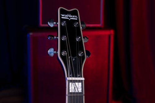 Washburn SH35TB Wing Series Semi Hollow Electric Guitar. Trans Black