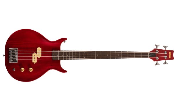 Washburn SB4R Wing Series Scavenger Electric Bass. Trans Red