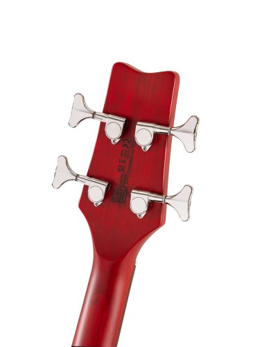 Washburn SB4R Wing Series Scavenger Electric Bass. Trans Red
