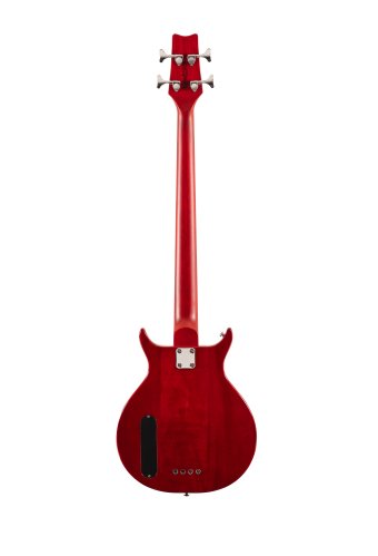 Washburn SB4R Wing Series Scavenger Electric Bass. Trans Red