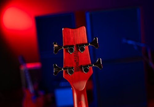 Washburn SB4R Wing Series Scavenger Electric Bass. Trans Red