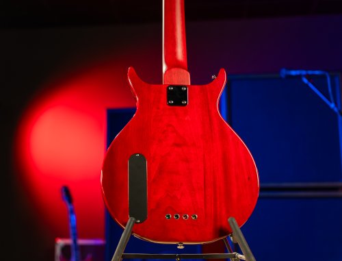 Washburn SB4R Wing Series Scavenger Electric Bass. Trans Red