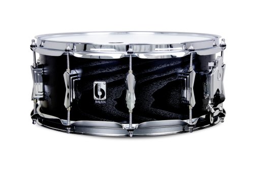 British Drum Co. RAV-14-6-SN Raven Series Snare Drum. 6″ x 14″