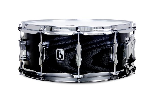 British Drum Co. RAV-14-6-SN Raven Series Snare Drum. 6" x 14"