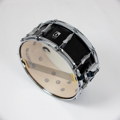 British Drum Co. RAV-14-6-SN Raven Series Snare Drum. 6" x 14"