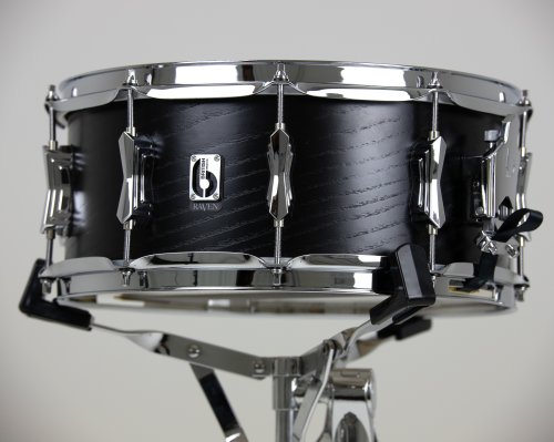 British Drum Co. RAV-14-6-SN Raven Series Snare Drum. 6" x 14"
