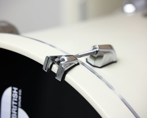 British Drum Co. ENG-22-CB-SEW Enigma Series Club Kit. Satin Olde English White (12", 16", 22")