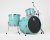 British Drum Co. ENG-22-CB-STL Enigma Series Club Kit. Satin Teal 12