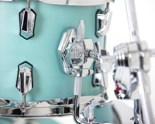 British Drum Co. ENG-22-CB-STL Enigma Series Club Kit. Satin Teal (12", 16", 22")