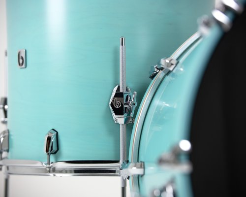 British Drum Co. ENG-22-CB-STL Enigma Series Club Kit. Satin Teal (12", 16", 22")