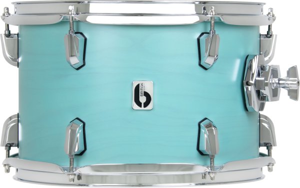 British Drum Co. ENG-10-7-RT-STL Enigma Series Tom. Satin Teal 10" x 7"