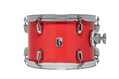 British Drum Co. ENG-22-CB-SSC Enigma Series Club Kit. Satin Scarlett 12", 16", 22"