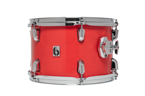 British Drum Co. ENG-22-CB-SSC Enigma Series Club Kit. Satin Scarlett 12", 16", 22"