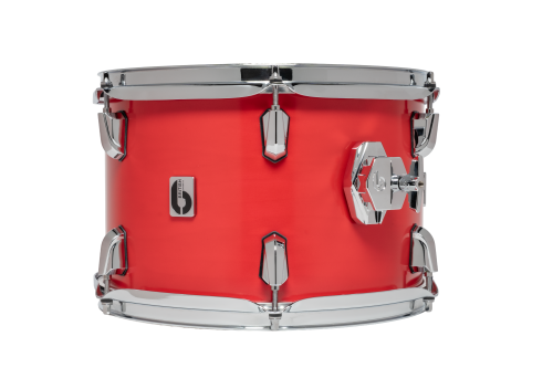 British Drum Co. ENG-22-CB-SSC Enigma Series Club Kit. Satin Scarlett 12", 16", 22"