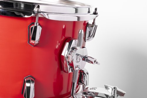 British Drum Co. ENG-22-CB-SSC Enigma Series Club Kit. Satin Scarlett 12", 16", 22"