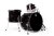 British Drum Co. ENG-22-CB-STB Enigma Series Club Kit. Satin Black 12