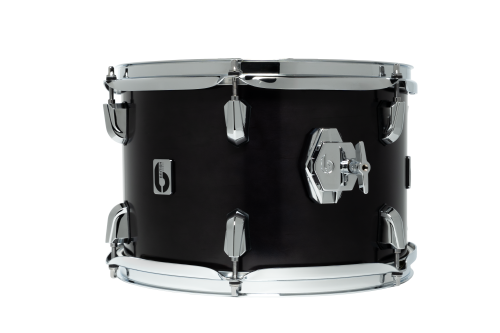 British Drum Co. ENG-22-CB-STB Enigma Series Club Kit. Satin Black (12", 16", 22")