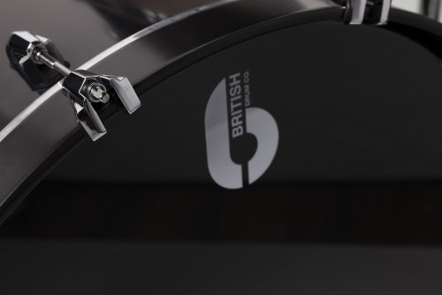 British Drum Co. ENG-22-CB-STB Enigma Series Club Kit. Satin Black (12", 16", 22")
