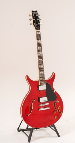Washburn SH35TR Wing Series Semi Hollow Electric Guitar. Trans Red