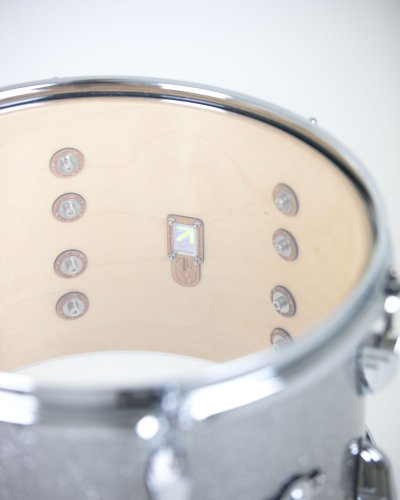 British Drum Co. LEG-22-CBUS-SHS Legend Series US Club 22 Kit. Sheffield Silver (13", 16", 22")