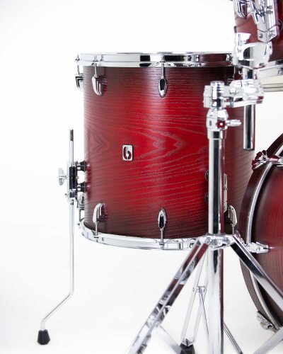 British Drum Co. LEG-22-FS-RDL Legend Series Fusion 22 Kit. Redlands (10", 12", 16", 22")