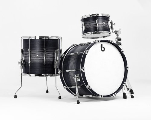 British Drum Co. LON-22-CBUS-CK Lounge Series Club 22 Kit. Carnaby Knight (13″, 16″, 22″)