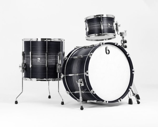 British Drum Co. LON-22-CBUS-CK Lounge Series Club 22 Kit. Carnaby Knight (13", 16", 22")