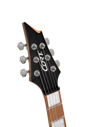 Cort KX600 Infinite Electric Guitar with Bag. Orange Crush Satin