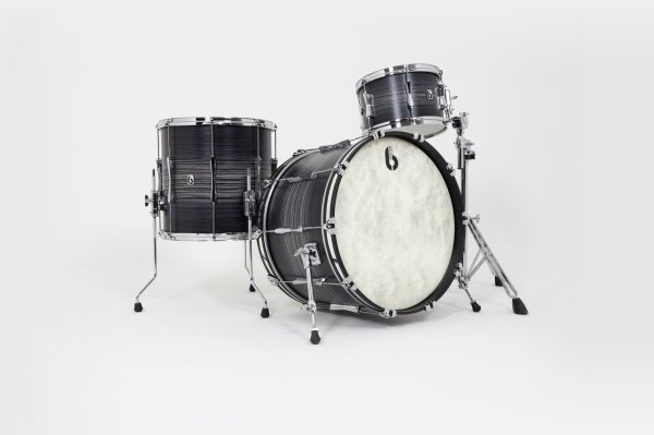 British Drum Co. LEG-22-CBUS-CK Legend Series US Club 22 Kit. Carnaby Knight (13", 16", 22")