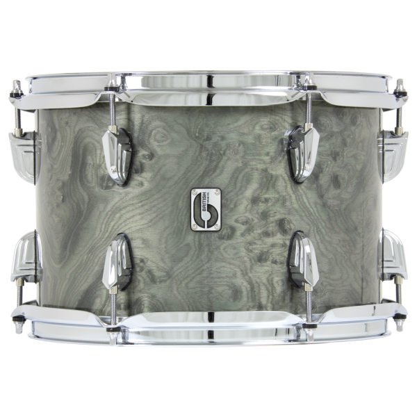 British Drum Co. LEG-22-CBUS-SS Legend Series US Club 22 Kit. Sterling Silver. (13", 16", 22")