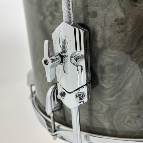 British Drum Co. LEG-22-CBUS-SS Legend Series US Club 22 Kit. Sterling Silver. (13", 16", 22")