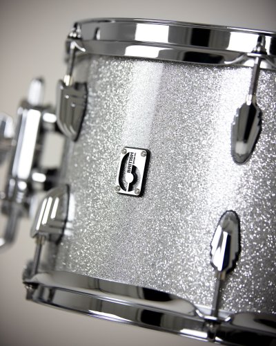 British Drum Co. LEG-22-CB-SHS Legend Series Club 22 Kit. Sheffield Silver (12", 16", 22")