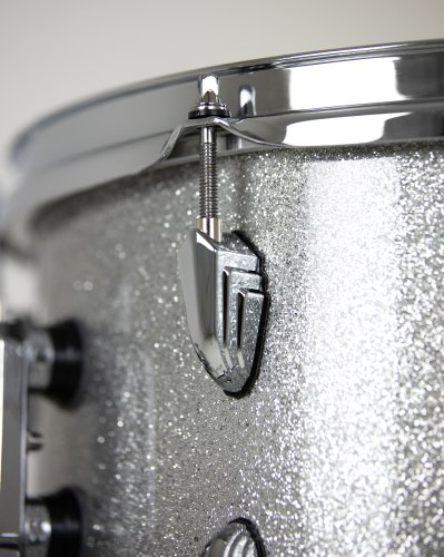 British Drum Co. LEG-22-FS-SHS Legend Series Fusion 22 Kit. Sheffield Silver (10", 12", 16", 22")