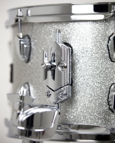 British Drum Co. LEG-22-FS-SHS Legend Series Fusion 22 Kit. Sheffield Silver (10", 12", 16", 22")
