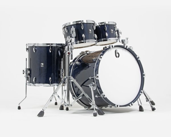 British Drum Co. LEG-22-FS-BW Legend Series Fusion 22 Kit. Blackwater (10", 12", 16", 22")