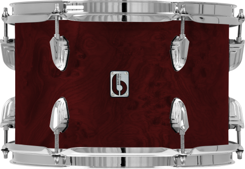 British Drum Co. LEG-22-CBUS-CLR Legend Series US Club 22 Kit. Cardinal Red (13″, 16″, 22″)